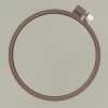 57264 Bastidor de bordado colorido 15 cm <Marrom>