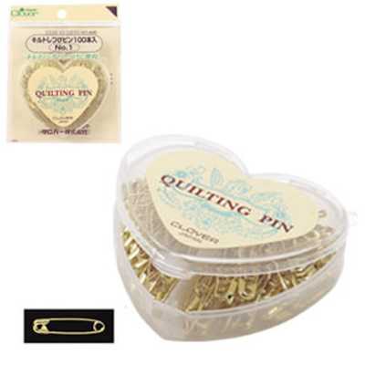 57405 Alfinetes de alinhavar para quilt, 100 peças, Nº 1
