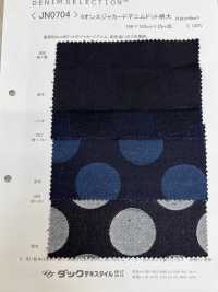 JN0704 9 Oz Jacquard Denim Dot Design Grande[Têxtil / Tecido] DUCK TEXTILE subfoto