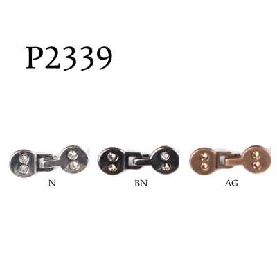 P2339 GAFFORELLI Colchete Redondo com Strass
