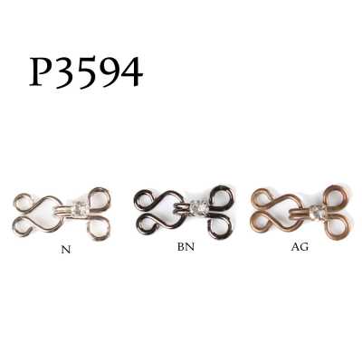 P3594 GAFFORELLI Colchete de mola com strass