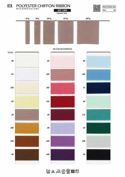 SIC-180 Fita de chiffon de poliéster