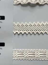 SIC-7318 Renda De Torção De Algodão Orgânico/ 13mm SHINDO(SIC) Foto secundária