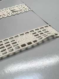 SIC-7320 Renda De Torção De Algodão Orgânico/ 12mm SHINDO(SIC) Foto secundária