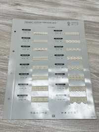 SIC-7321 Renda De Torção De Algodão Orgânico/ 12mm SHINDO(SIC) Foto secundária