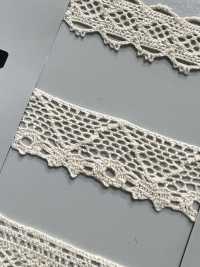 SIC-7322 Renda De Torção De Algodão Orgânico/ 17mm SHINDO(SIC) Foto secundária