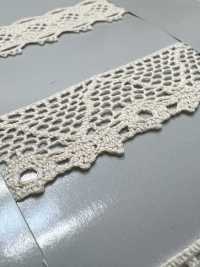 SIC-7322 Renda De Torção De Algodão Orgânico/ 17mm SHINDO(SIC) Foto secundária