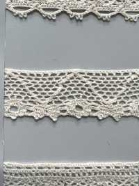 SIC-7322 Renda De Torção De Algodão Orgânico/ 17mm SHINDO(SIC) Foto secundária