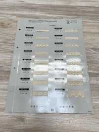 SIC-7322 Renda De Torção De Algodão Orgânico/ 17mm SHINDO(SIC) Foto secundária