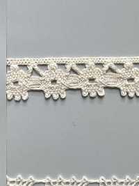 SIC-7323 Renda De Torção De Algodão Orgânico/ 10mm SHINDO(SIC) Foto secundária