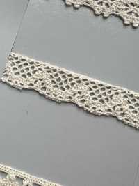 SIC-7324 Renda De Torção De Algodão Orgânico/ 9mm SHINDO(SIC) Foto secundária