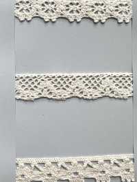 SIC-7324 Renda De Torção De Algodão Orgânico/ 9mm SHINDO(SIC) Foto secundária