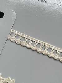 SIC-7327 Renda De Torção De Algodão Orgânico/ 8mm SHINDO(SIC) Foto secundária