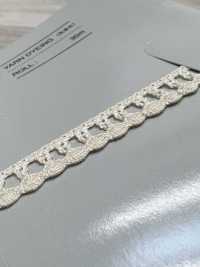 SIC-7327 Renda De Torção De Algodão Orgânico/ 8mm SHINDO(SIC) Foto secundária