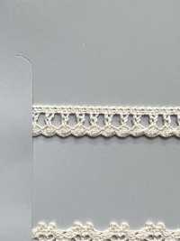 SIC-7327 Renda De Torção De Algodão Orgânico/ 8mm SHINDO(SIC) Foto secundária