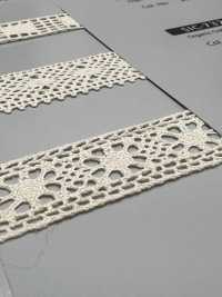 SIC-7331 Renda De Torção De Algodão Orgânico/ 15mm SHINDO(SIC) Foto secundária