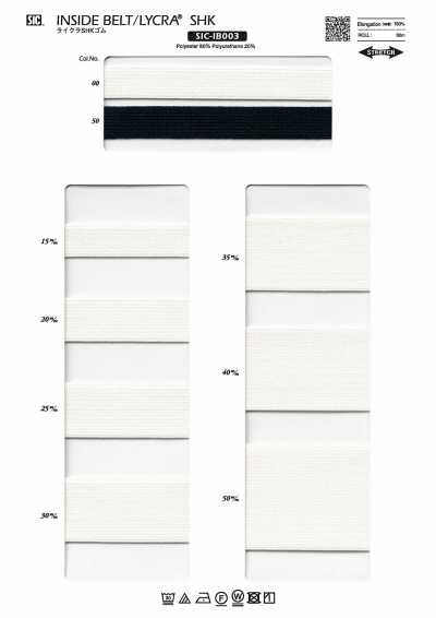 SIC-IB003 Lycra SHK fita elástica