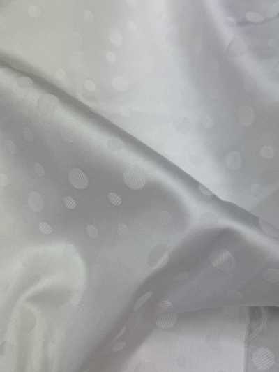 1090 Forro de cintura para roupa formal, cetim Crest, branco