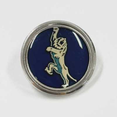 302 Botões de metal fabricados no Japão para ternos e jaquetas, azul prateado