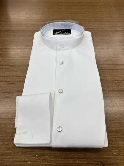 305SS Camisa Ika-mune de malha com botões de bolinha