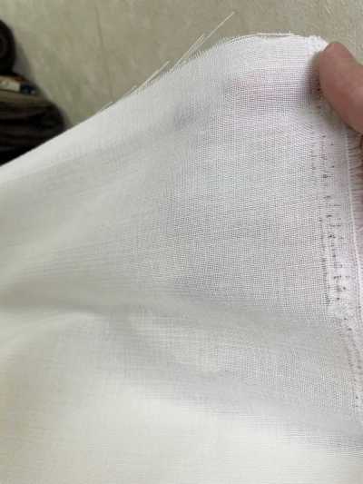 497 Fabricado no Japão, rolo bruto de entretela de lã branca