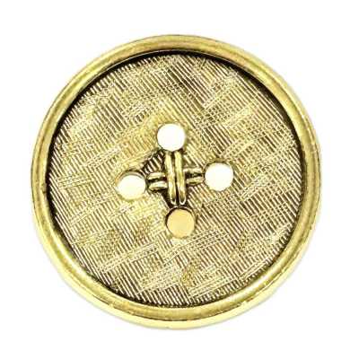 617 【Outlet】Botão de metal fabricado no Japão para ternos e jaquetas, dourado