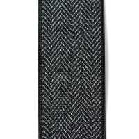 AT-3051 ALBERT THURSTON Herringbone Black Elastic 35mm[Acessórios Formais] ALBERT THURSTON subfoto