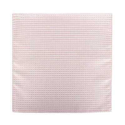 CF-20 Fabricado no Japão, lenço de bolso jacquard, xadrez rosa
