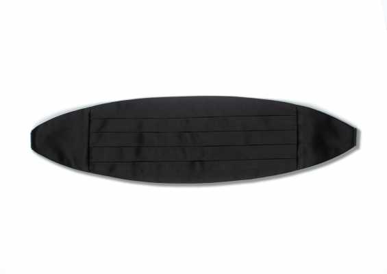 CM-106 Faixa abdominal premium, feita com tecido de face em seda, preta