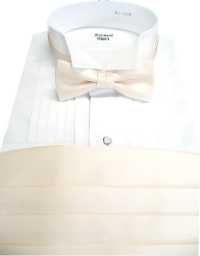 CM-203 Material De Alta Qualidade Usando Shawl Label Silk Cummerbund Branco Sujo[Acessórios Formais] Yamamoto(EXCY) subfoto