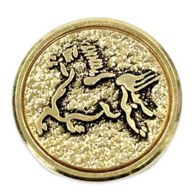 EX114G Botão de metal para ternos e jaquetas, dourado, fabricado no Japão