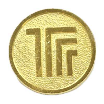 EX99G Botões de metal fabricados no Japão para ternos e jaquetas, dourado