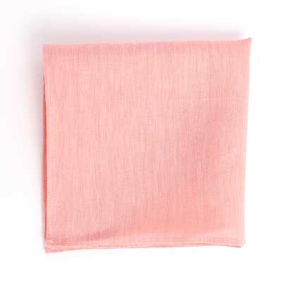 HCF-05 HARISSONS Lenço de bolso de linho rosa