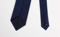 HVN-28 Gravata De Seda Estilo Jeans VANNERS Azul Marinho Escuro[Acessórios Formais] Yamamoto(EXCY) subfoto