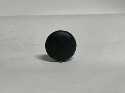 K16 Botões de couro genuíno fabricados no Japão para ternos e jaquetas preto [Outlet]
