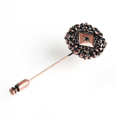 LP-02 Broche de lapela estilo antigo, bronze