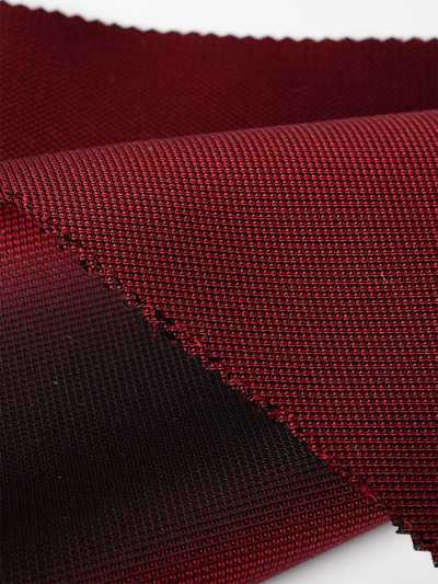 S-302 Tecido formal com padrão piqué fino Yamanashi Fujiyoshida, vermelho vinho