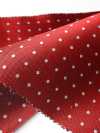 S-600 Tecido formal com padrão de bolinhas Yamanashi Fujiyoshida vermelho