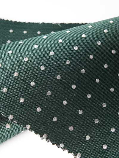 S-601 Tecido formal de bolinhas verde Yamanashi Fujiyoshida