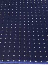 S-602 Yamanashi Fujiyoshida Dot Pattern Formal Têxtil Azul Yamamoto(EXCY) subfoto