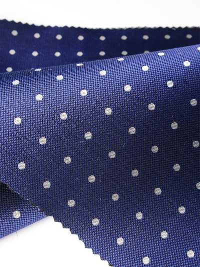 S-602 Tecido formal azul com padrão de bolinhas Yamanashi Fujiyoshida