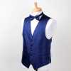 VANNERS-V-009 VANNERS Colete Formal Pied-de-Poule Azul-Marinho