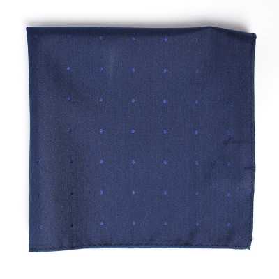 VCF-28 Chief Feito com tecido VANNERS, padrão de poás, jacquard semelhante ao denim, azul-marinho