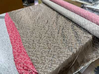 VENERE Forro floral de poliéster fabricado na Itália [Outlet]