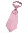 YT-987P Gravata Ascot De Fabricação Japonesa (Gravata Europa) Seda Cetim Rosa