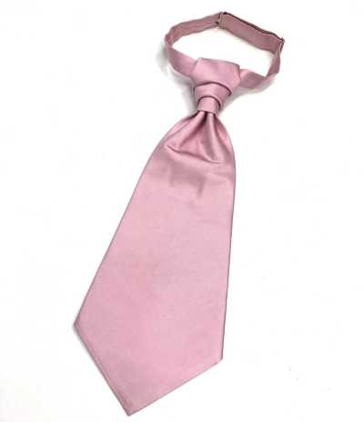 YT-987P Feito no Japão Gravata ascot (gravata euro) Cetim de seda rosa