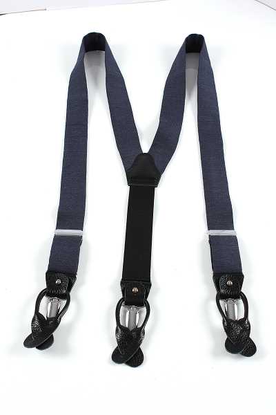PSR-4 Suspensórios Feitos com Tecido Pentagono, Azul-marinho