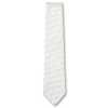 NE-902 Gravata formal, poá, branco-sujo, fabricada no Japão