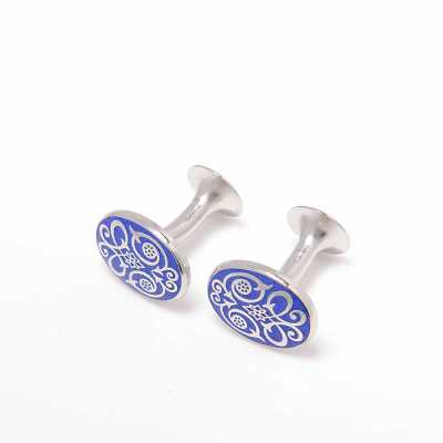 CO-C06-LP CODIS MAYA Abotoaduras Scroll Roxas
