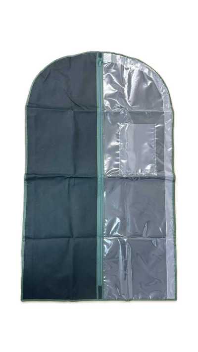 FA182 Capa para armazenamento de terno com fole, verde